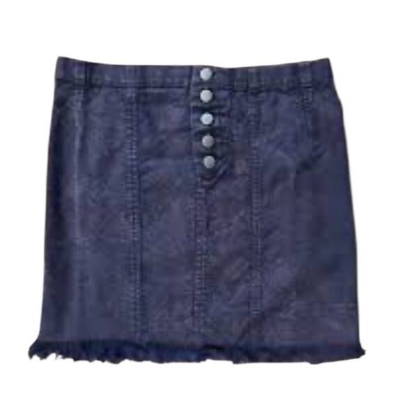 Chaser Mini Skirt Size Medium Blueberry Mineral Wash Hip Hop Grunge Punk NWT - Picture 1 of 6